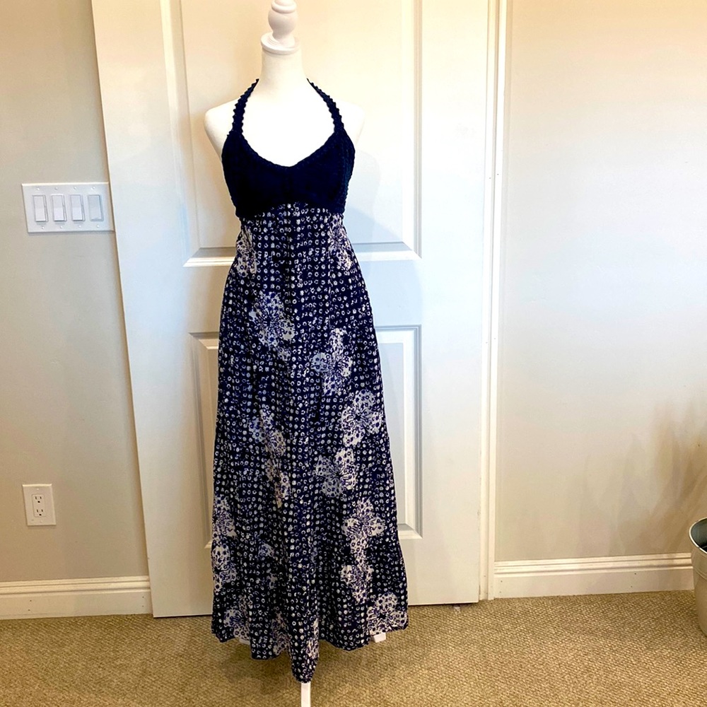 Lucky Brand Maxi Halter Dress